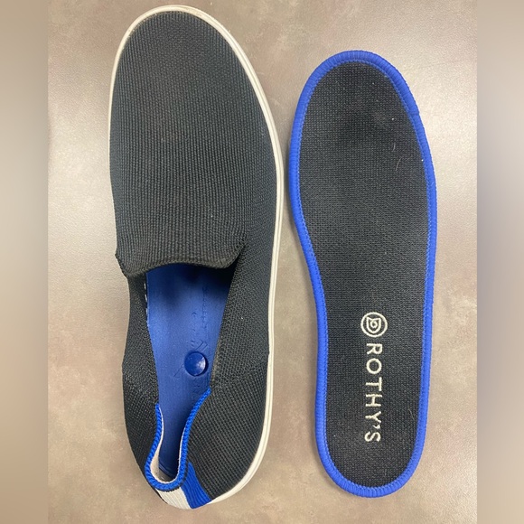 Rothy’s Classic Black Slip On Sneaker Size 8 - Picture 11 of 12
